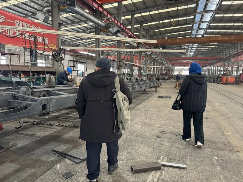 Kazakhstan Customer Purchased Lowbed Semi-Trailer From LUYI