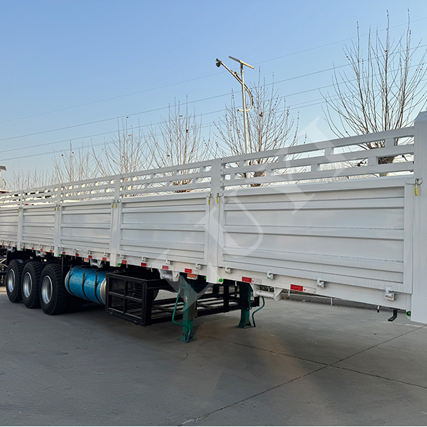 Customized 3-axle side wall stake semi-trailers head to Guinea, empowering local infrastructure and freight transportation needs