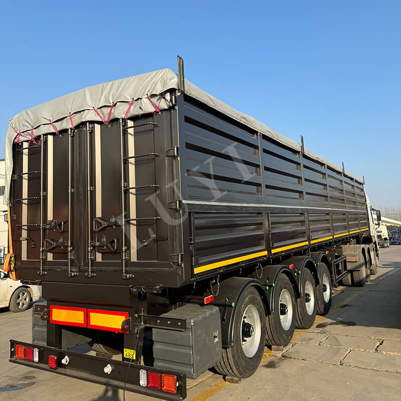 Accurately meeting demand: Luyi 4-axle 80-ton dump semi-trailer heads to Guyana