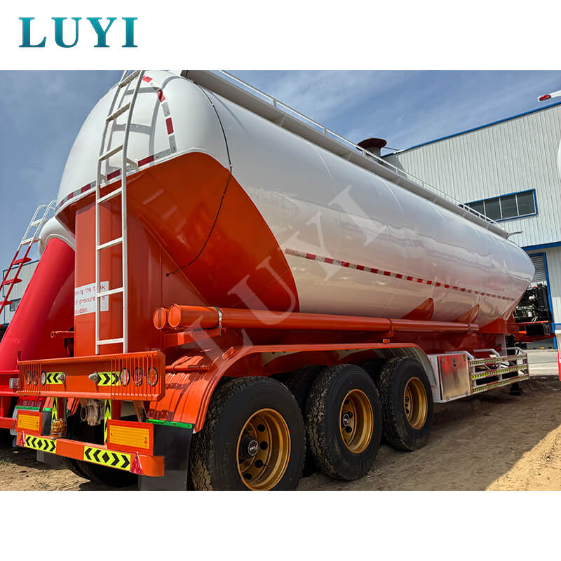3-axle powder tank semi-trailer shipped to Trinidad and Tobago