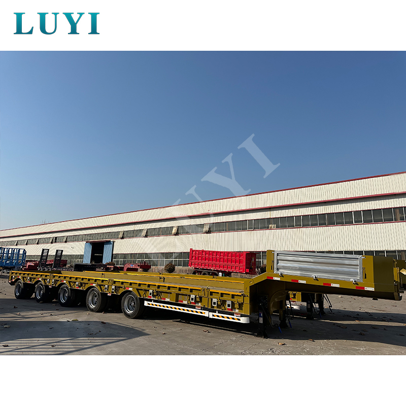 The five-axle low-flat semi-trailer was successfully sent to Kenya, empowering infrastructure and industrial logistics