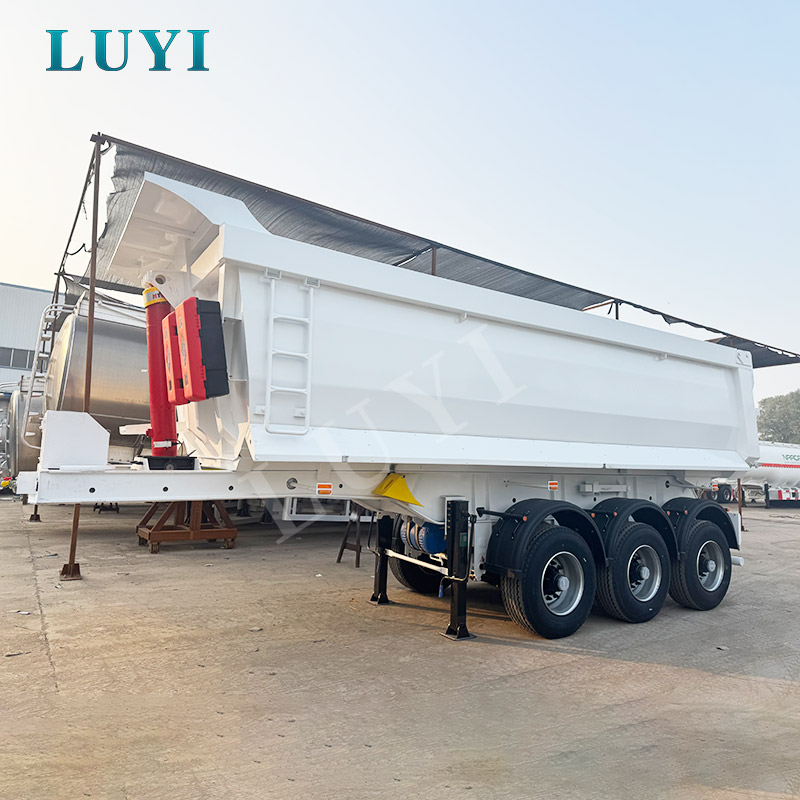 Crossing Oceans to Support Engineering Construction: LUYI Three-axle Dump Semi-trailers Land in Guyana