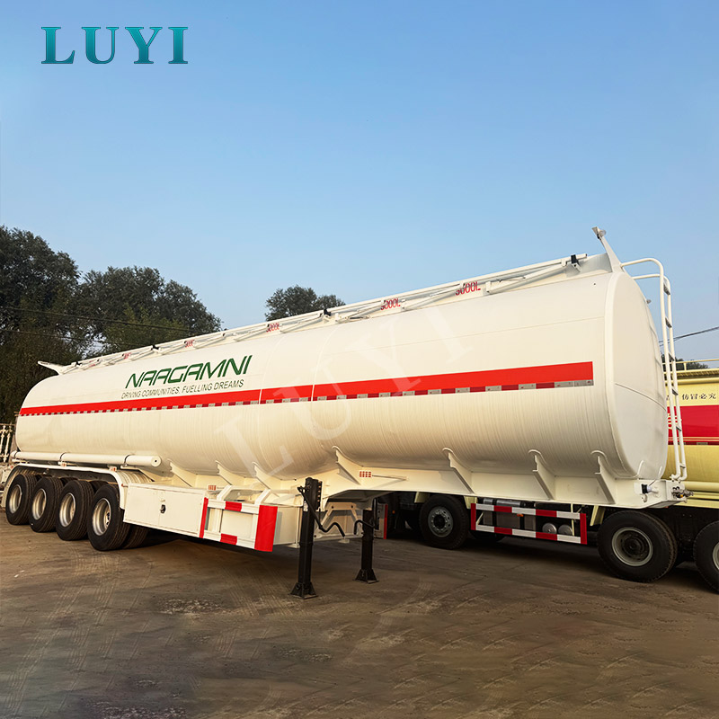 Supporting energy transportation in Africa, LUYI 4-axle oil tankers depart for Nigeria