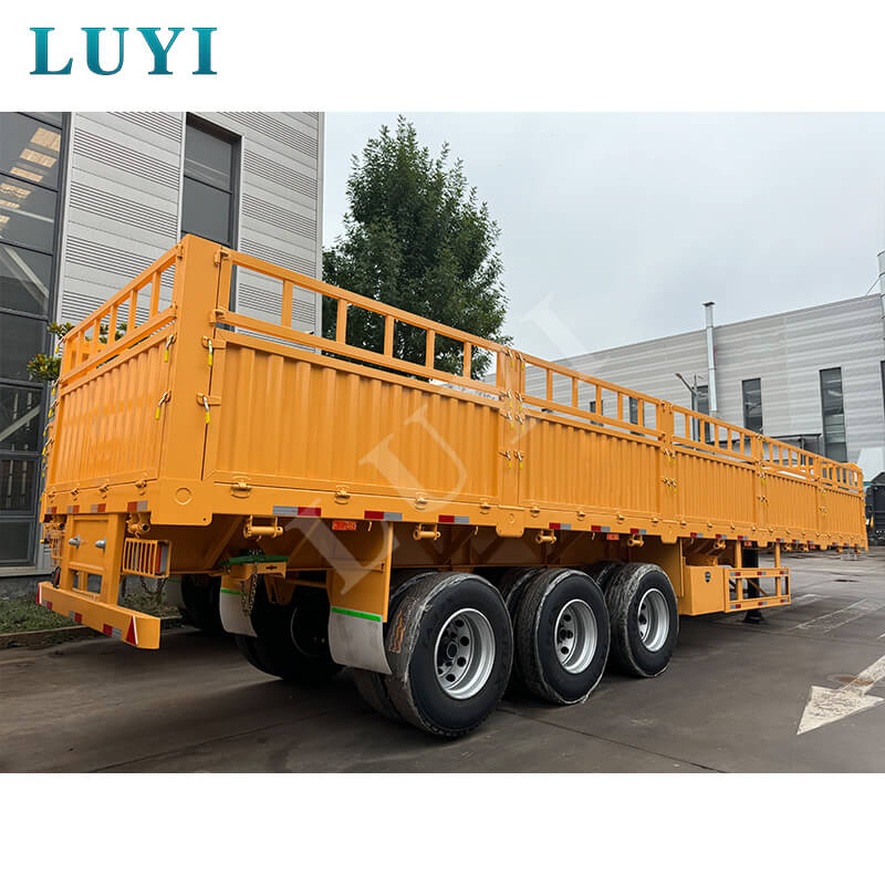 LUYI 3-axle fence semi-trailers successfully delivered to Namibia, setting a new benchmark for efficient freight transportation