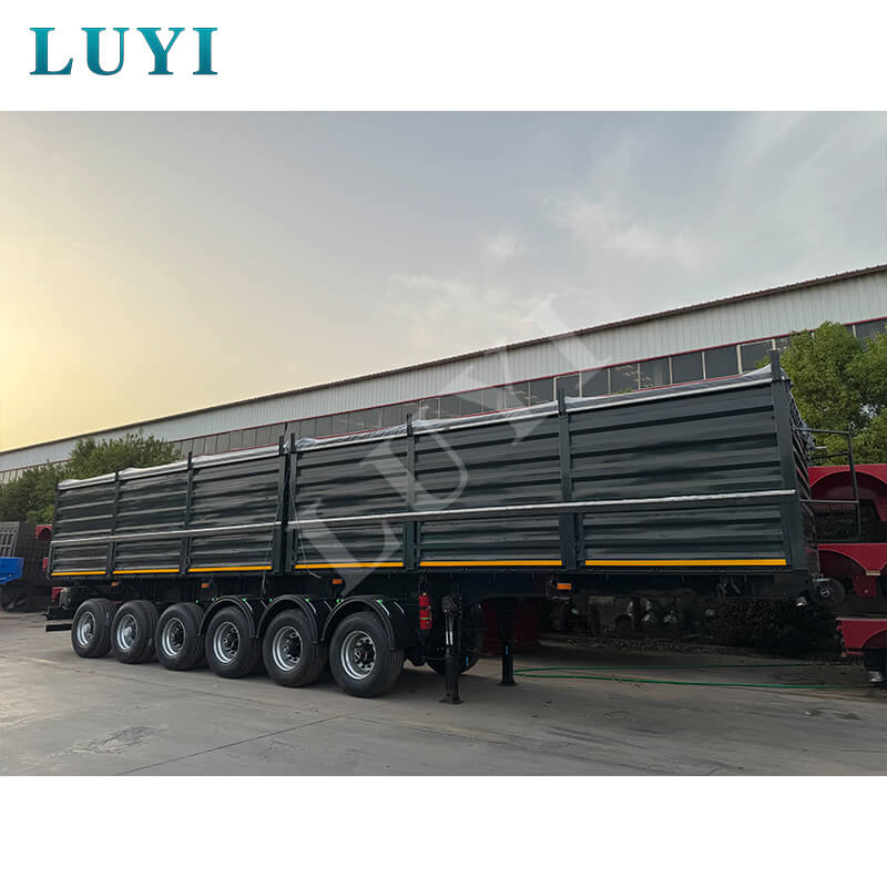 LUYI's customized 6-axle sidewall semi-trailer was successfully delivered to Armenia, strengthening the transportation bond along the Silk Road