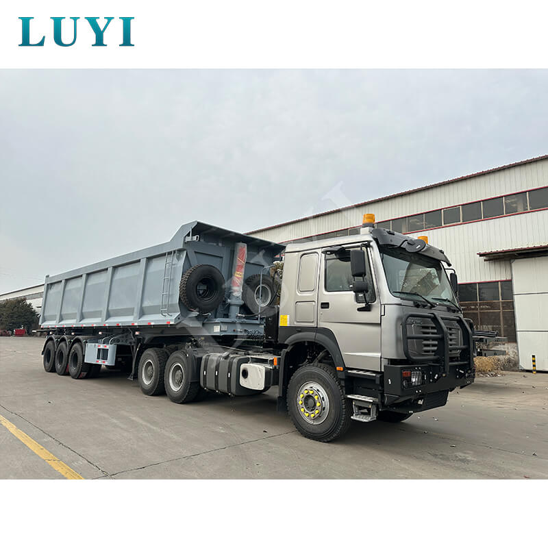 LUYI’s 3-Axle Rear Tipper Semi-Trailer Wins Favor of Mozambican Clients During Factory Visit