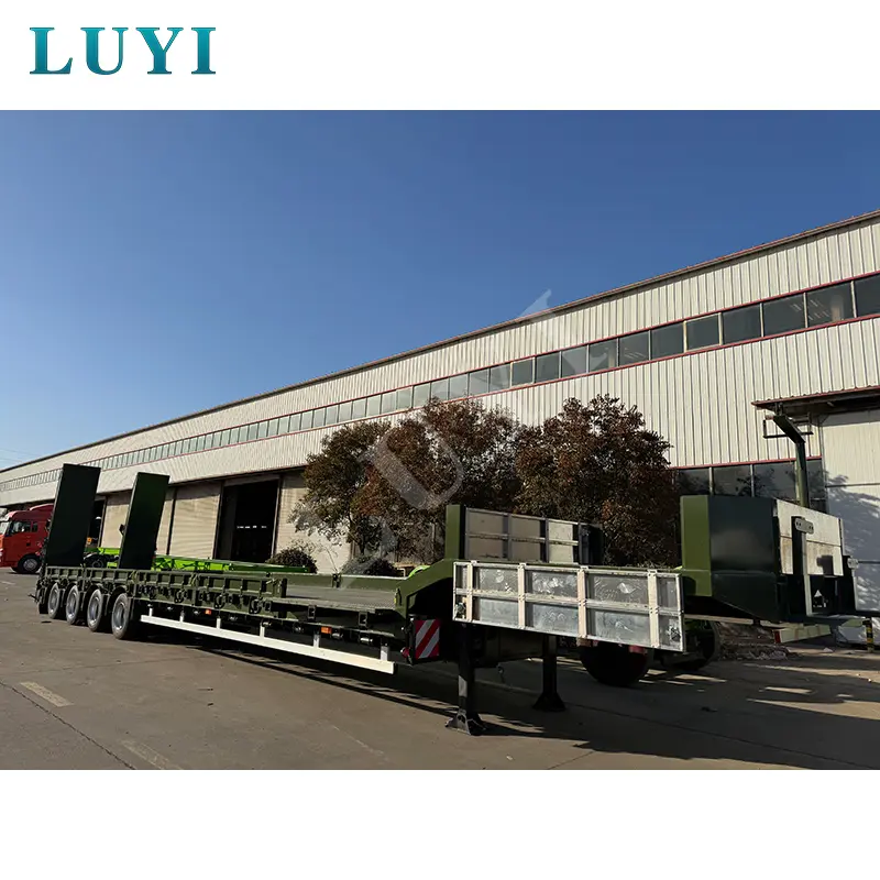 Hydraulic ramps vs mechanical spring ramps for LUYI AUTO lowbed semi trailers
