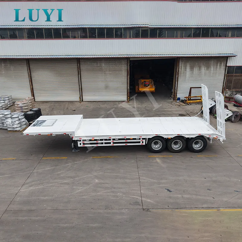 Best Lowbed Semi Trailer Design for Transporting Heavy Excavators