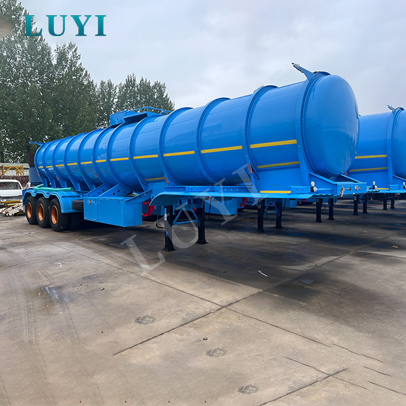 22 CBM Sulfuric Acid Tanker Trailer for Concentrated Acid Transport