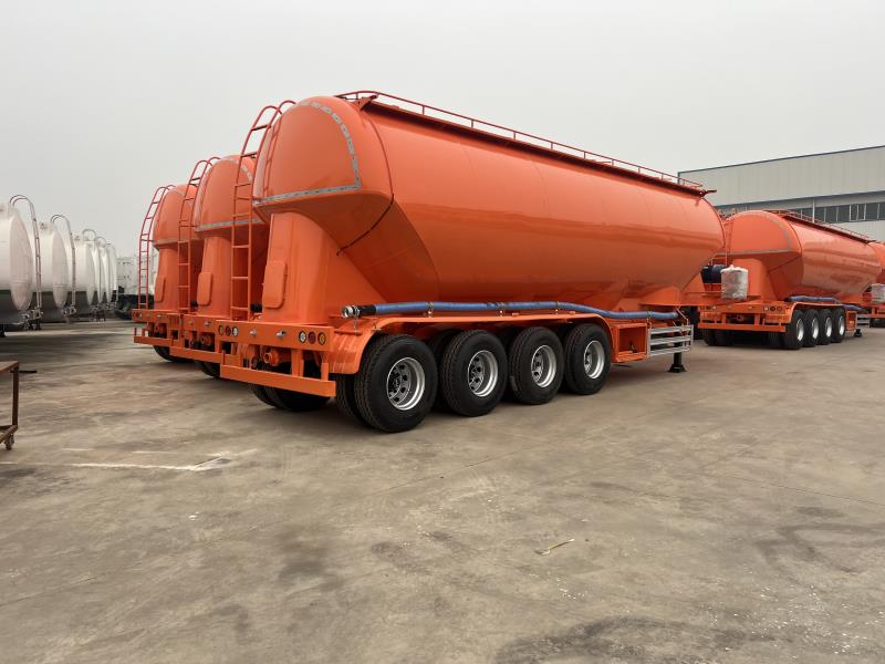 27CBM Cement Powder Tank Trailer for Bulk Cement, Fly Ash and Dry Powder Transport