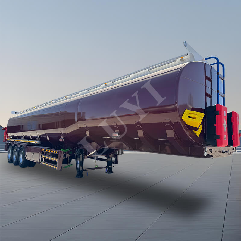 3-axle 0-cubic carbon steel oil tank semi-trailer