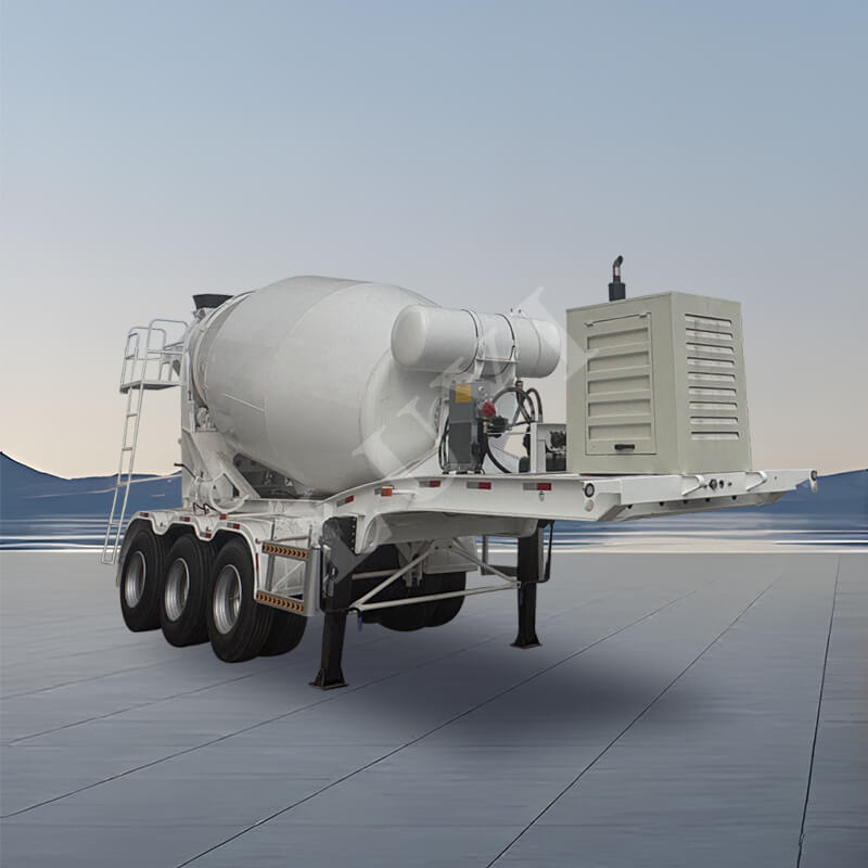 3-axle 12-cubic-meter Powder Tank Semi-trailer