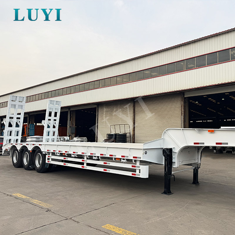 3-axle 16-meter Extra-long Large Cargo Transportation Flatbed Trailer