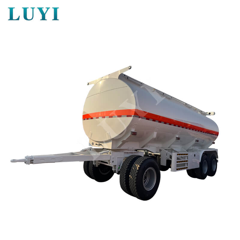 3 Axle 26000 Liter Carbon Steel Fuel Tank Trailer