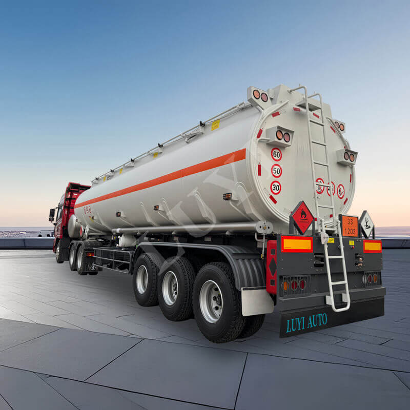 3-axle 30000-liter Food-grade Oil Tank Semi-trailer