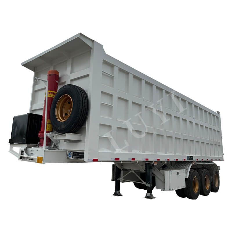 3-Axle 40-60 Ton Hydraulic Rear-Dump Semi-Trailer