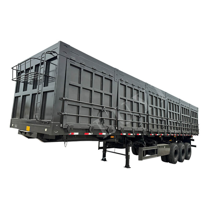 3-axle 40-ton side-tipping dump semi-trailer