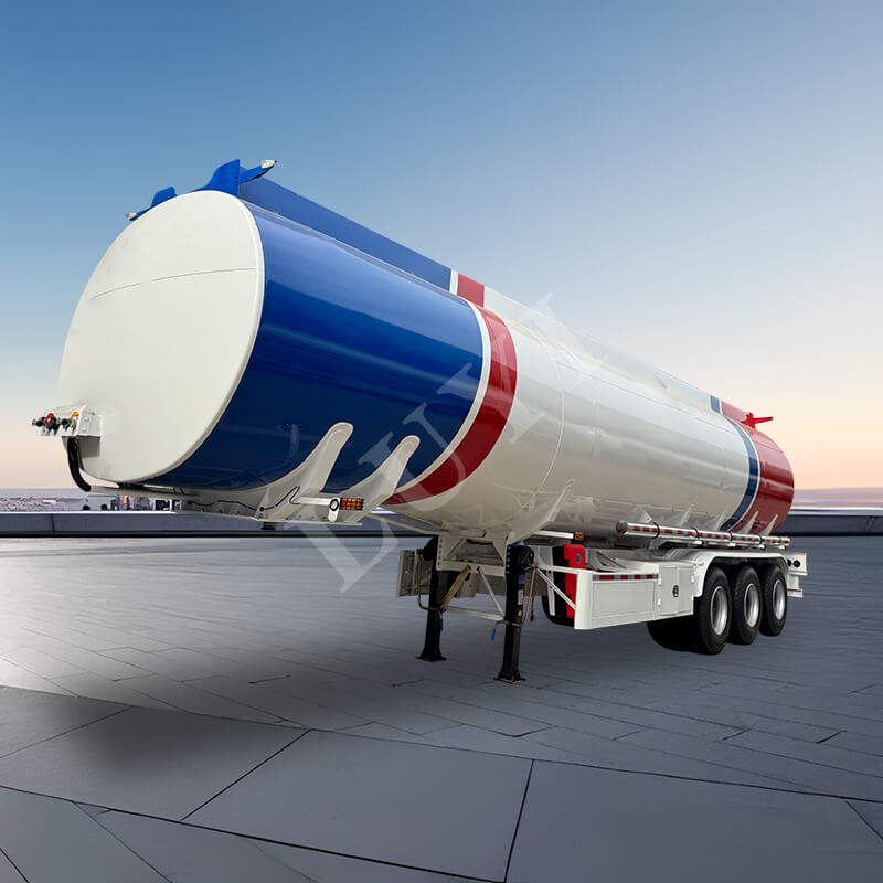 3-axle 45,000-liter 3-compartment Customizable Oil Tank Truck Trailer