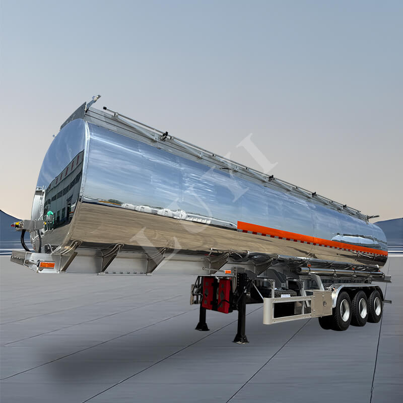 3-axle 45,000-liter 5-compartment Aluminum Alloy Oil Tank Semi-trailer 3-axle 45,000-liter 5-compartment Aluminum Alloy Oil Tank Semi-trailer