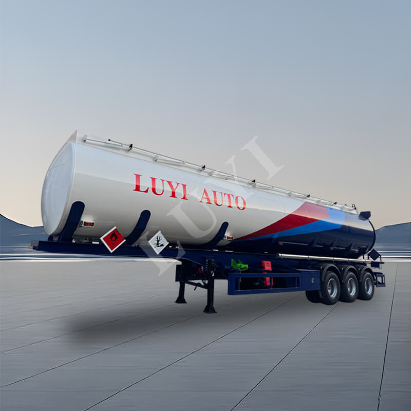 3-axle 5-compartment 45,000-liter carbon steel oil tank semi-trailer