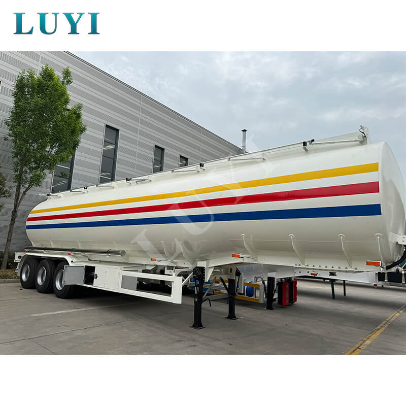 3 Axle 50,000 Liter 7 Compartment Oil Tank Semi Trailer