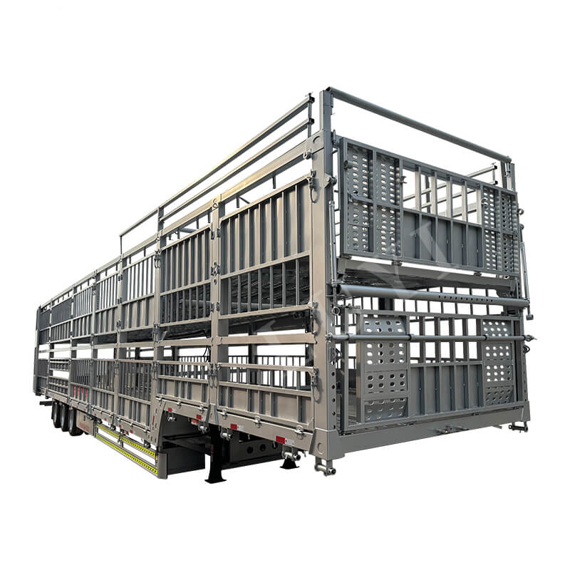 3-axle 60-ton Double-deck Stake Semi-trailer