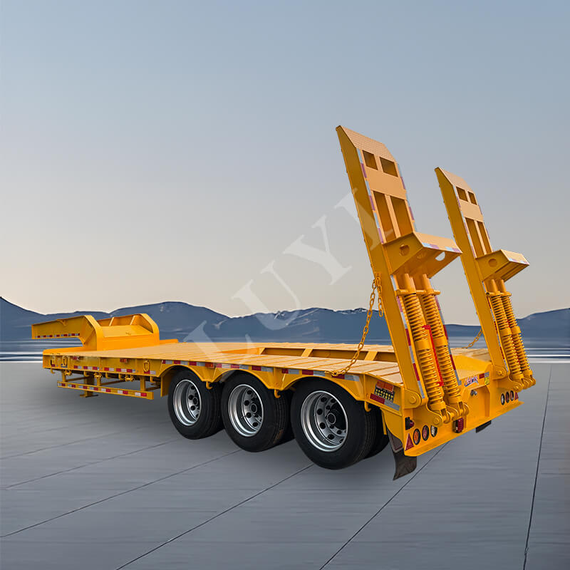 3-axle 60-ton Low-bed Semi-trailer
