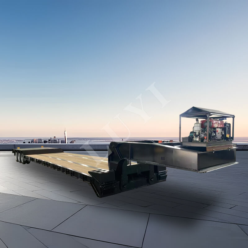 3-Axle Detachable Gooseneck Lowboy Semi-Trailer 3-Axle Detachable Gooseneck Lowboy Semi-Trailer