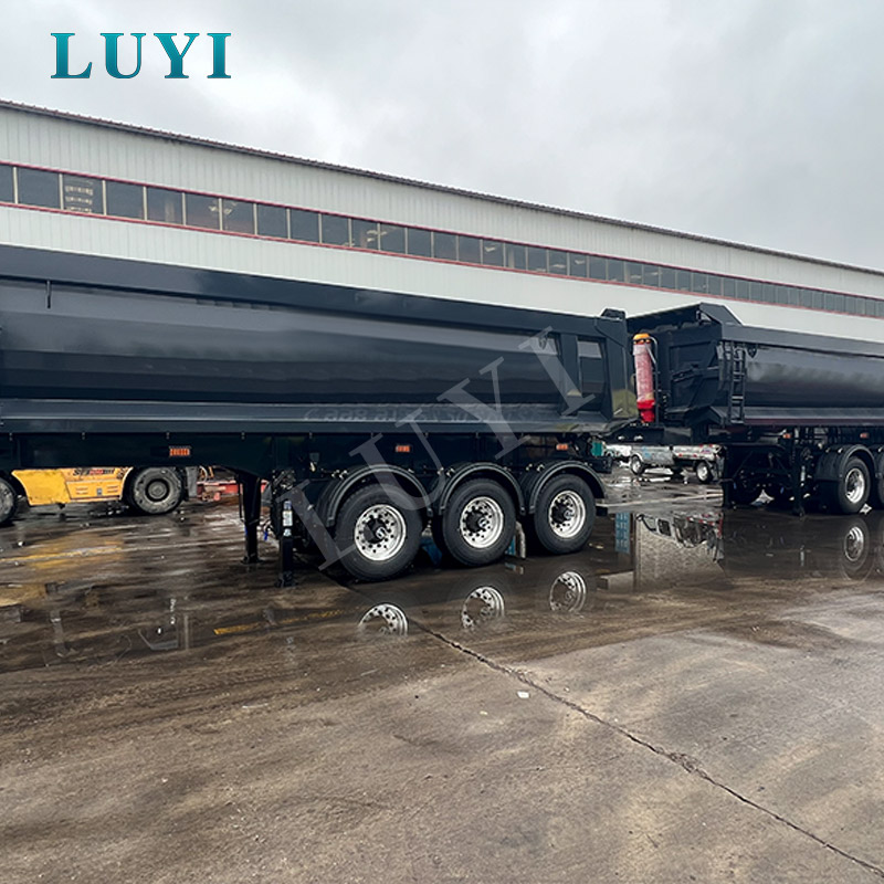 3 Axle U Type Rear Tipper Trailer for Mining, Construction and Bulk Cargo Transport