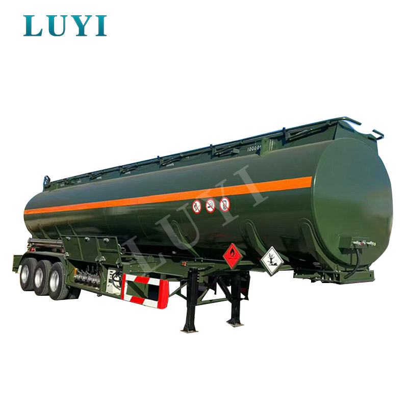 38,000-liter Diesel Oil Tank Truck Semi-trailer