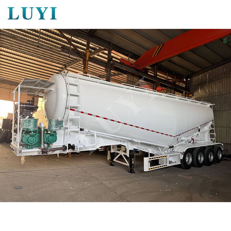 4 Axle 50 Cubic Meter Cement Tank Semi Trailer