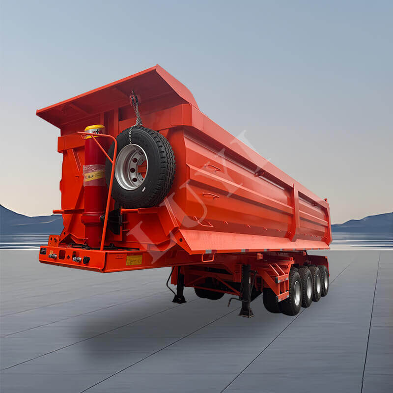 4-Axle 60-Ton And 80-Ton Semi-Trailer Dump Trucks