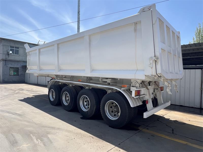 4 Axle 60T U Dump Trailer for Heavy-Duty Bulk Cargo Transport