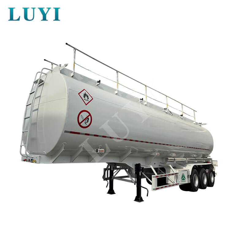 42000 Liter Aluminum Fuel Tank Semi-Trailer 3 Axle