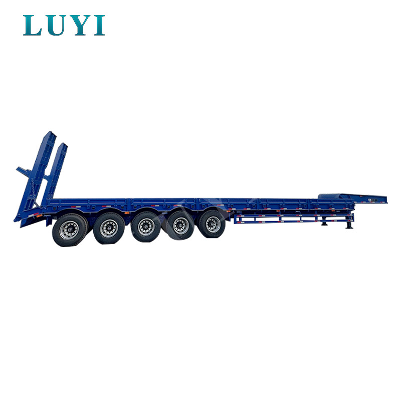 5-axle 80-ton Heavy-duty Low-bed Semi-trailer