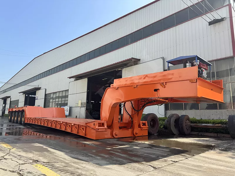 5-axle Detachable Goose-warp Low-bed Semi-Trailer