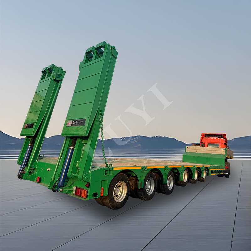 6-Axle 80-Ton Heavy-Duty Semi-Trailer Truck Trailer