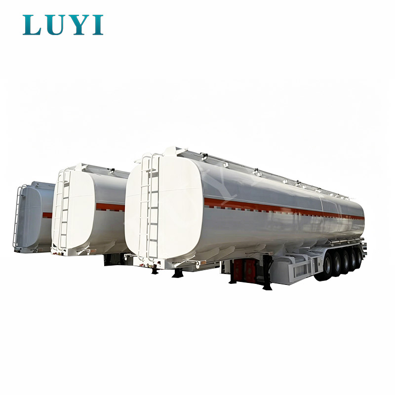 70,000L 5 Axle Carbon Steel Fuel Tanker Trailer for Bulk Petrol and Diesel Transport