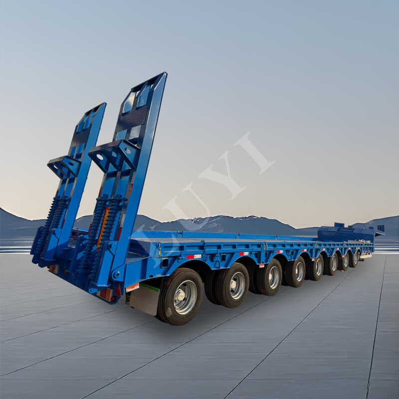 8-axle 150-ton heavy-duty low-bed trailer
