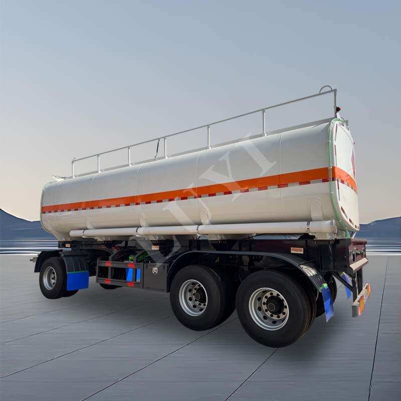 Double-Rod 3-Axle 20000-Liter Traction-Type Gasoline Tank Semi-Trailer Truck Trailer
