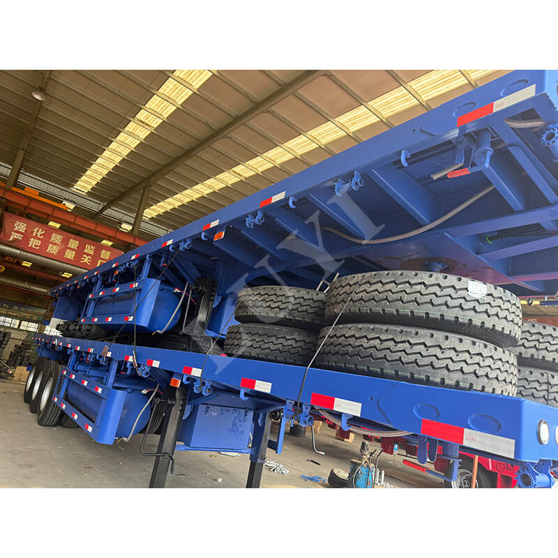Ecuadorian Clients Inspect Luyi Factory and Signal Purchase Intent for Tri-Axle Flatbed Semi-Trailers in South America
