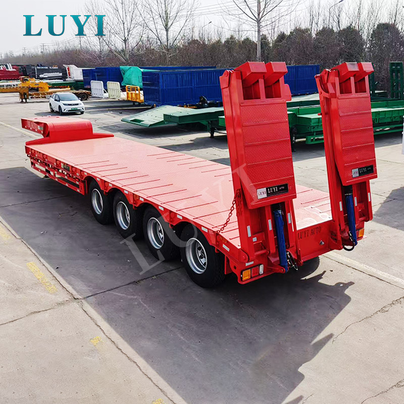 From Factory to Kenya: A Batch of 4-Axle Lowboy Semi-Trailers Delivered to Support Infrastructure Projects