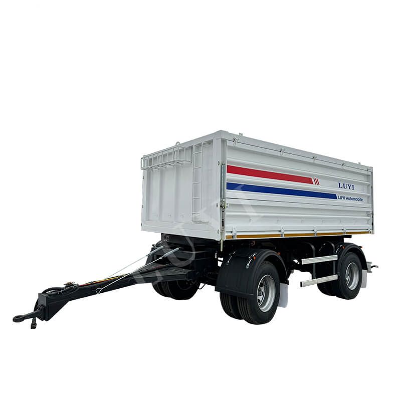 Full Drawbar Cargo Box Dump Semi-trailer