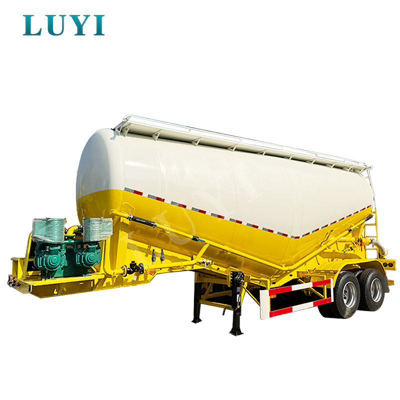 High quality 3-axle Yellow Cement Mixer Semi-trailer