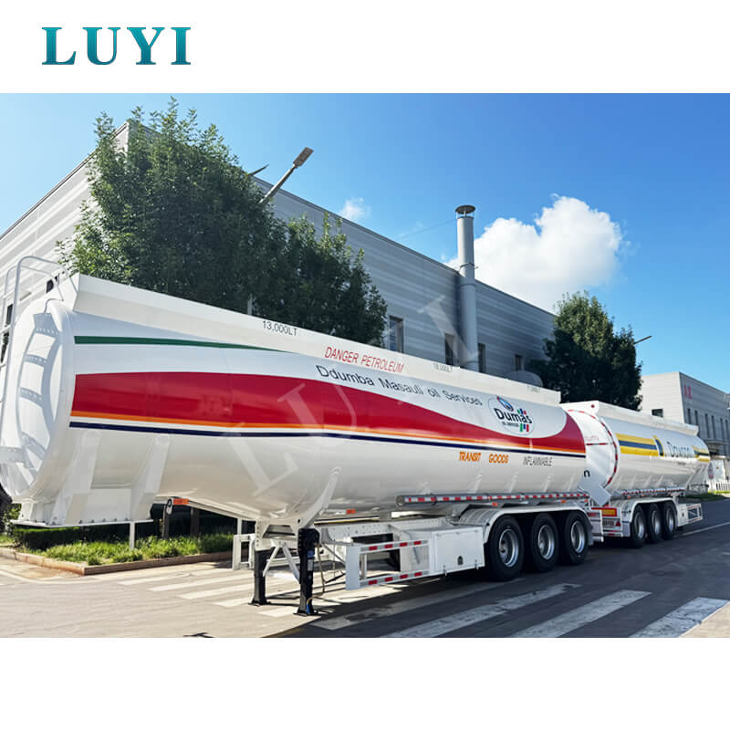 High quality 3-compartment 43,000-liter Oil Tank Semi-trailer