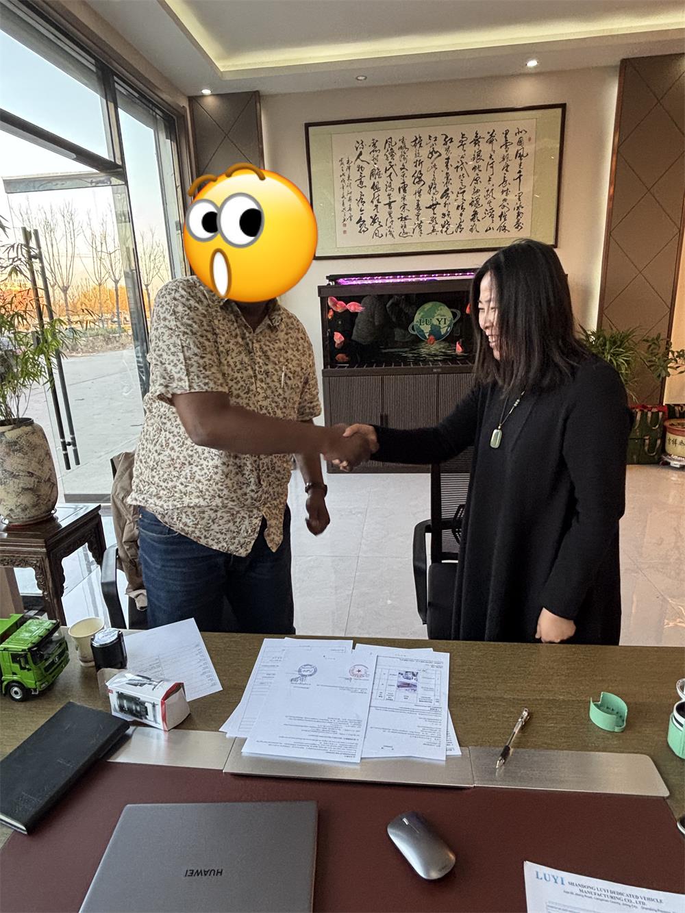 How a Saudi Heavy Transport Company Chose Luyi Auto for 3 Custom Lowboy Trailers After a Factory Visit