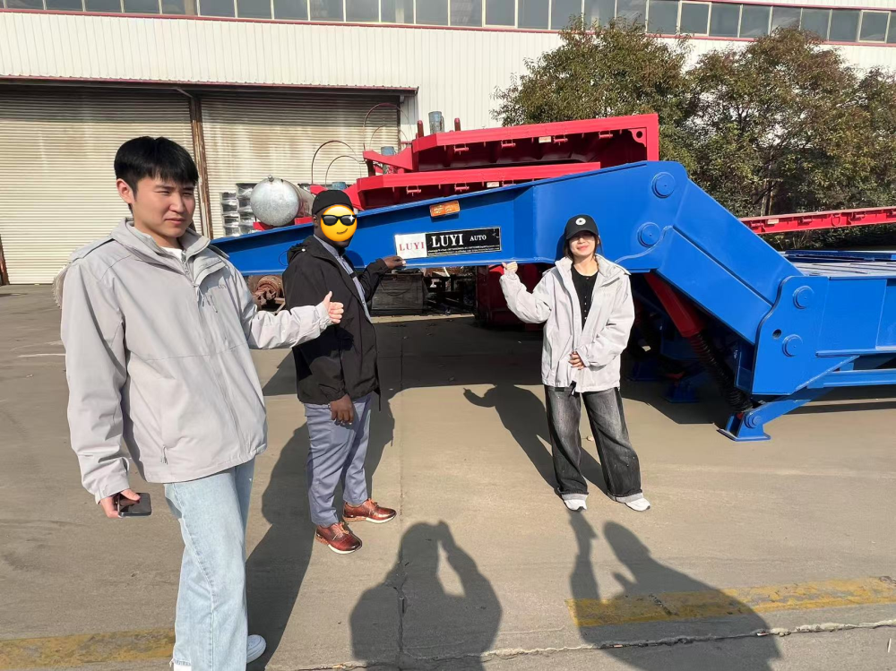 How Luyi Auto Helped a Nigerian Client Upgrade Heavy Equipment Transport with Customized Lowbed Semi Trailers