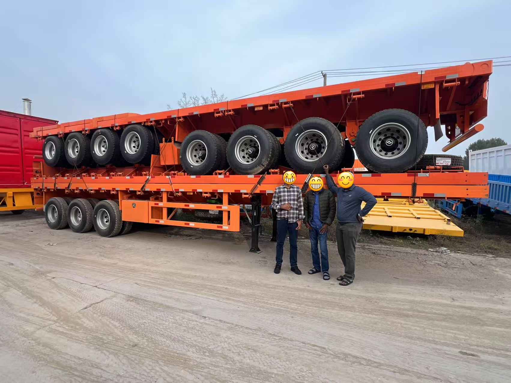 How LUYI Helped a Tanzanian Logistics Client Upgrade Regional Freight Transport with 3 Flatbed Trailers