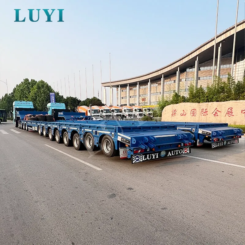10-Axle Telescopic Low Loader Trailer