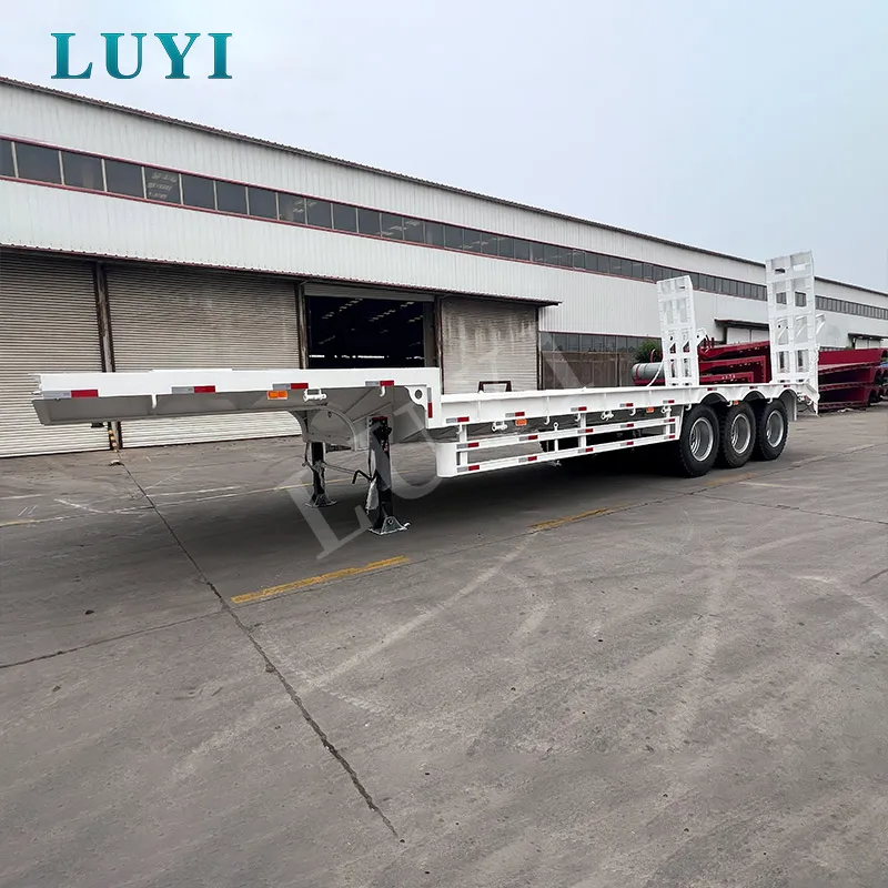 lowbed semi trailer